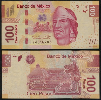 Мексика. 100 песо (Unc) 2012