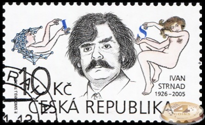 Чехия. 2013. Иван Стрнад [1926-2005] (Почтовая марка. CTO Гашеная)
