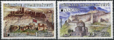 Турция. 2017. Дворцы и замки (Серия Почтовых марок. MNH OG)