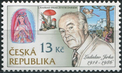 Чехия. 2014. Ладислав Джирка [1914-1986], гравёр (Почтовая марка. MNH OG)