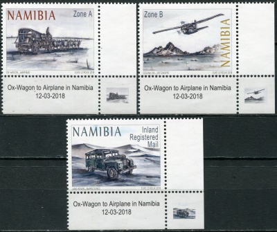 Намибия. 2018. Транспортные средства. У4 (Серия. MNH OG)