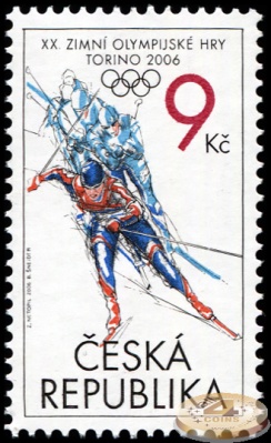 Чехия. 2006. XX Зимние Олимпийские Игры. Турин 2006 (Почтовая марка. MNH OG)