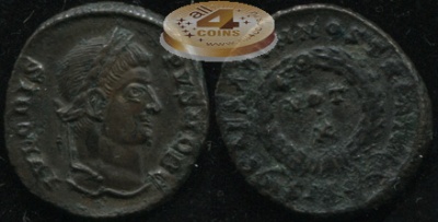 Римская Империя. Крисп (цезарь). нуммий (фоллис) (aXF)