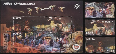 Мальта. 2013. Рождество-2013 (Серия. MNH OG)