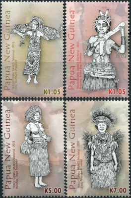 Папуа Новая Гвинея. 2011. Танец победы (Серия. MNH OG)