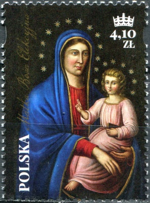 Польша. 2021. Пресвятая Богородица выборов (Почтовая марка. MNH OG)