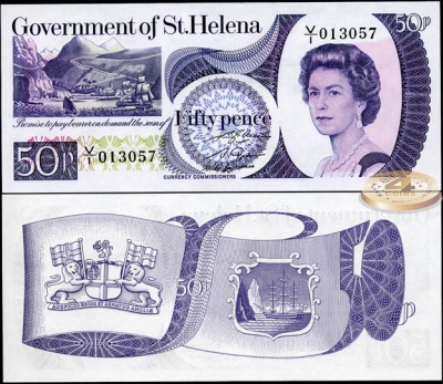 Остров Святой Елены. 50 пенсов (Unc) 1979