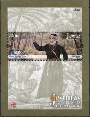 Португалия. 2016. Иезуиты - строители глобализации (Почтовый блок. MNH OG)