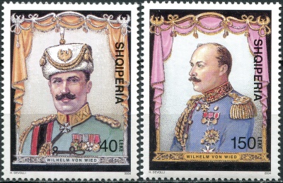 Албания. 2004. Вильгельм Вид (1876-1945), князь Албании (Серия Почтовых марок. MNH OG)
