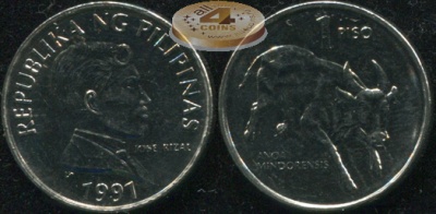 Филиппины. 1 писо. 1991 (Unc)