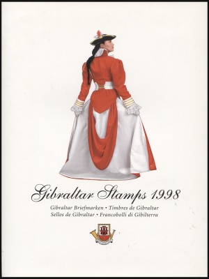 Гибралтар. Годовой набор почтовых марок (30 шт., MNH **) 1998