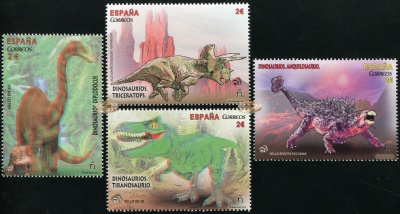 Испания. 2015. Динозавры 2015 (Серия. MNH OG)