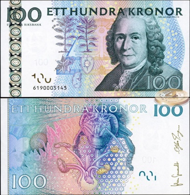 Швеция. 100 крон (Unc) 2006