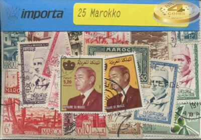 Марокко. Набор почтовых марок (25 шт. Ассорти)