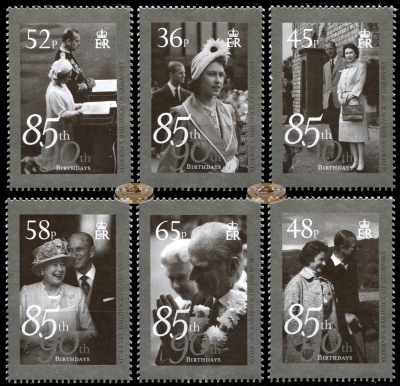 Олдерни. 2011. 85 лет королеве Елизавете II и 90 лет принцу Филлипу (Серия. MNH OG)