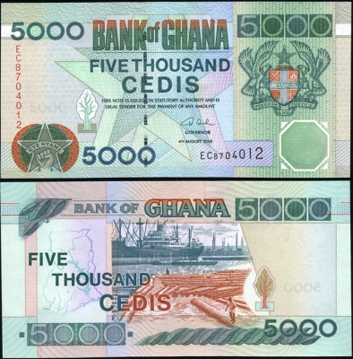 Гана. 5000 седи (Unc) 2006