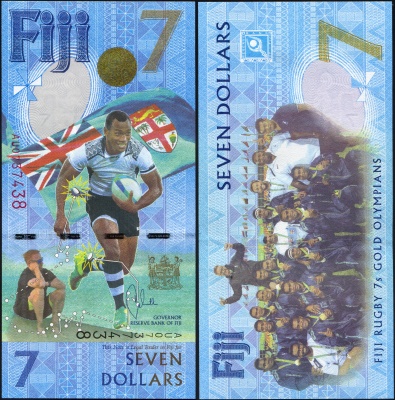 Фиджи. 7 долларов (Unc) 2017