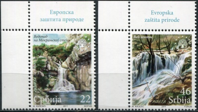 Сербия. 2011. Европейская охрана природы (Серия. MNH OG)