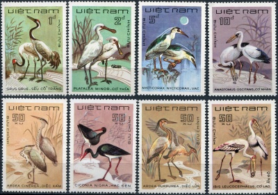 Вьетнам. 1983. Аистообразные (Серия. MNH OG)