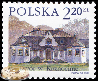 Польша. 1997. Польские усадьбы - Kuznocin (Почтовая марка. MNH OG)