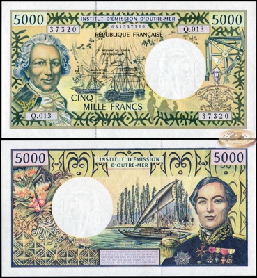 Французская Полинезия. 5000 франков (Unc) 1996