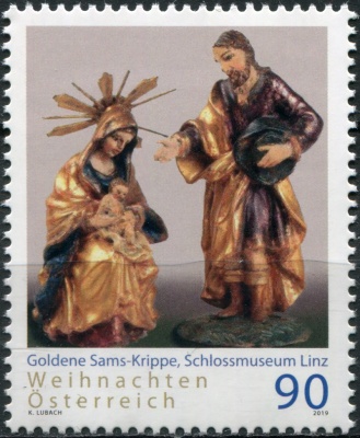 Австрия. 2019. Рождество (Почтовая марка. MNH OG)