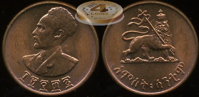 Эфиопия. 5 центов. 1936 (Unc)