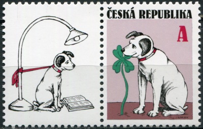 Чехия. 2014. "На удачу", Jiří Slíva (Сцепка. MNH OG)