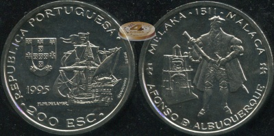Португалия. 200 эскудо. 1995 (Unc)