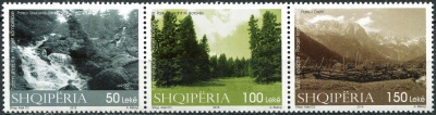 Албания. 2015. Национальные парки (Сцепка. MNH OG)