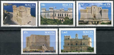 Мальта. 2006. Мальтийские замки и башни (Серия Почтовых марок. MNH OG)