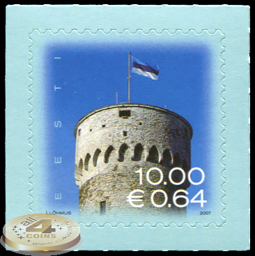 Эстония. 2007. Эстонский национальный флаг (Почтовая марка. MNH OG)