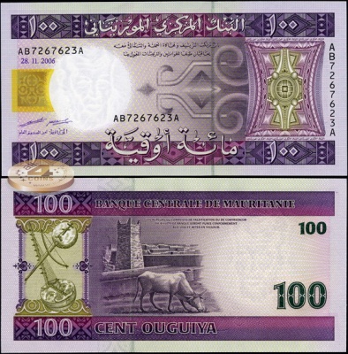 Мавритания. 100 угий (Unc) 2006