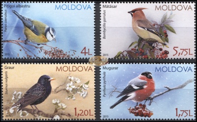 Молдова. 2015. Птицы Молдовы (Серия. MNH OG)