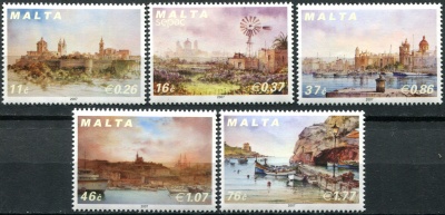 Мальта. 2007. Мальтийские пейзажи (Серия Почтовых марок. MNH OG)