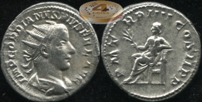 Римская Империя. Гордиан III. антониниан (XF/aXF)