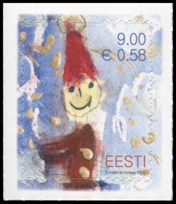 Эстония. 2010. Рождество 2010 (Почтовая марка. MNH OG)