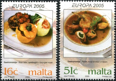 Мальта. 2005. Национальные блюда (Серия Почтовых марок. MNH OG)