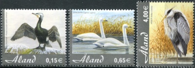 Аландские острова. 2005. Виды птиц (Серия Почтовых марок. MNH OG)