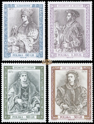 Польша. 1997. Польские короли и принцы (Серия. MNH OG)