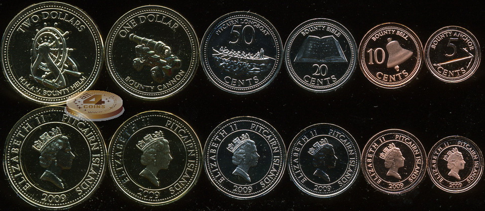 Питкэрн. Набор №1 (6 монет) 2009