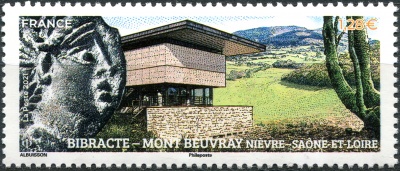 Франция. 2021. Бибракта - Мон-Бевре (Почтовая марка. MNH OG)
