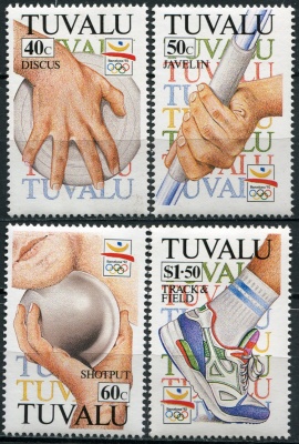 Тувалу. 1992. Летние Олимпийские игры 1992 года в Барселоне (Серия. MNH OG)