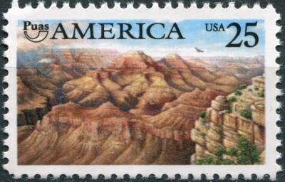США. 1990. Большой каньон (Grand Canyon) (Почтовая марка. MNH OG)