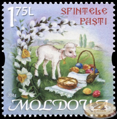 Молдова. 2014. Святая Пасха (Почтовая марка. MNH OG)