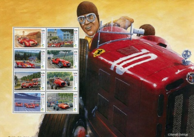 Люксембург. 2017. Старые гоночные автомобили (Малый лист. MNH OG)