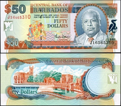 Барбадос. 50 долларов (Unc) 2000