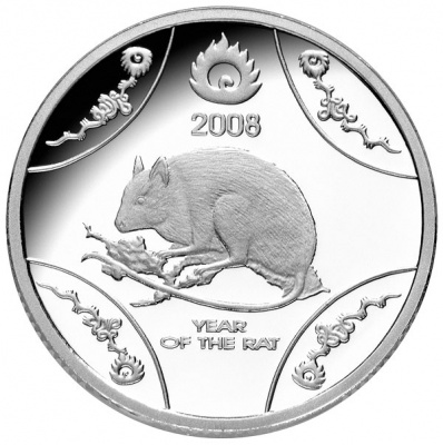 Австралия. 1 доллар. 2008 (Proof. Серебро)