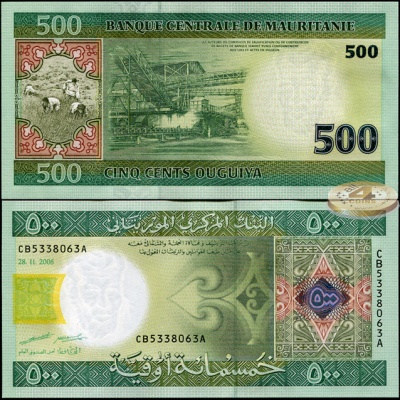 Мавритания. 500 угий (Unc) 2006