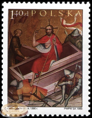 Польша. 1999. Воскресение (Почтовая марка. MNH OG)